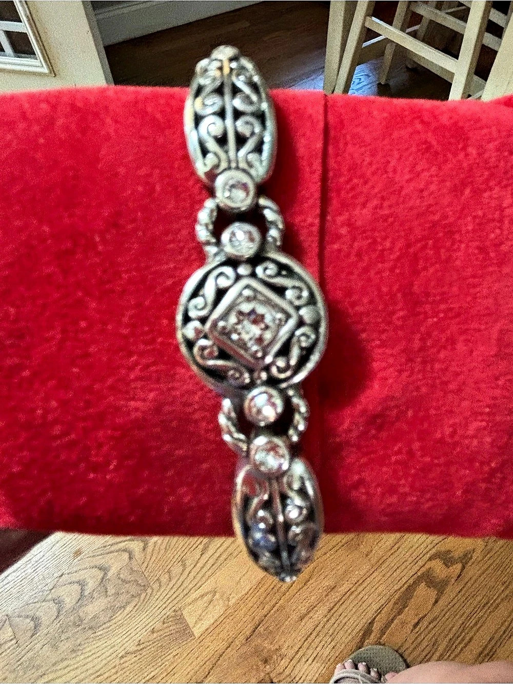 Brighton Silver-Tone Ornate Bracelet